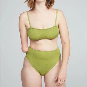 Youswim Poise High Waist in Fern Stretch 1